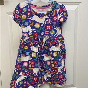 Colorful Unicorn Floral Dress